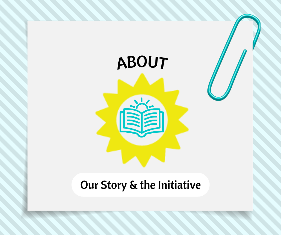 Sticky note graphic about the Prescription for Play story and initiative for children's health
