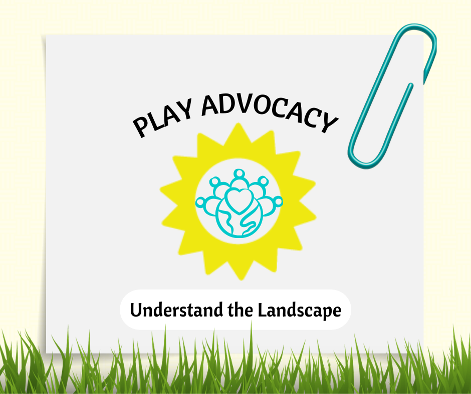 Play Advocacy homepage card representing the movement to promote children's outdoor play