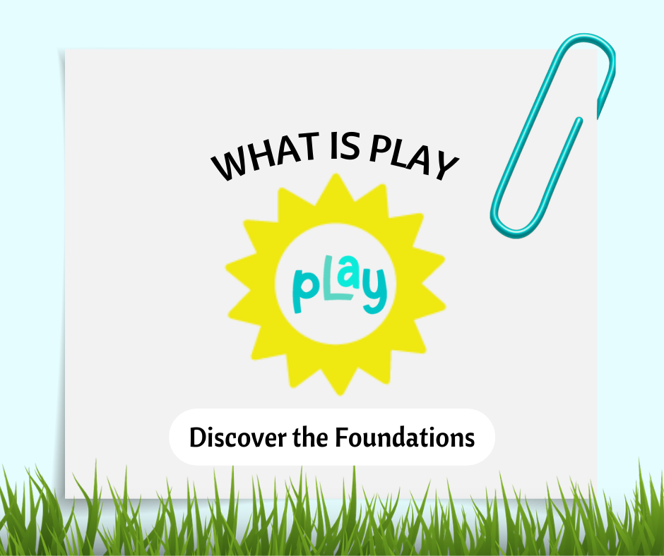 What is Play homepage card with image representing the definition of children's play