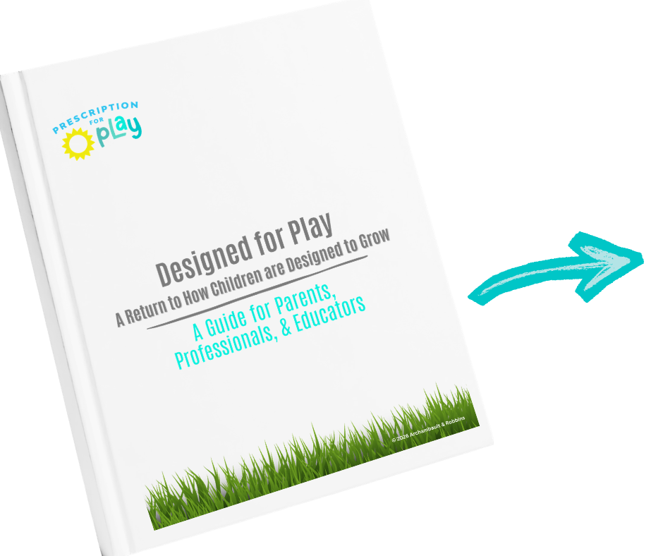 Designed to Play e-guide cover image for the Prescription for Play homepage March 2026
