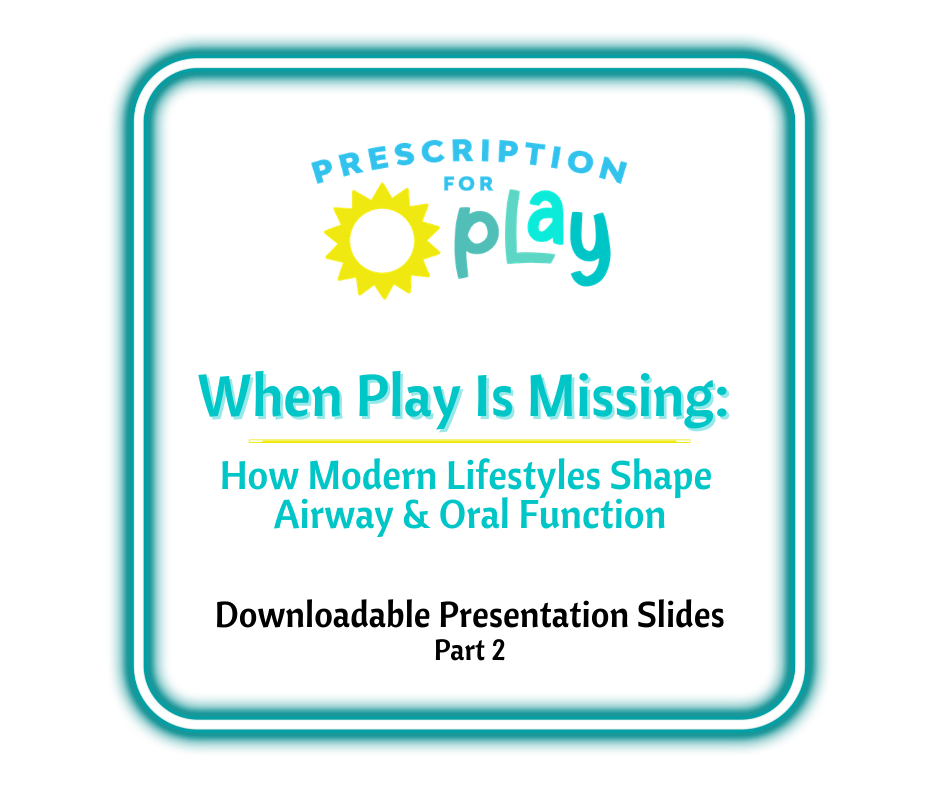 When Play is Missing presentation icon updated March 2026 about play deprivation impacts