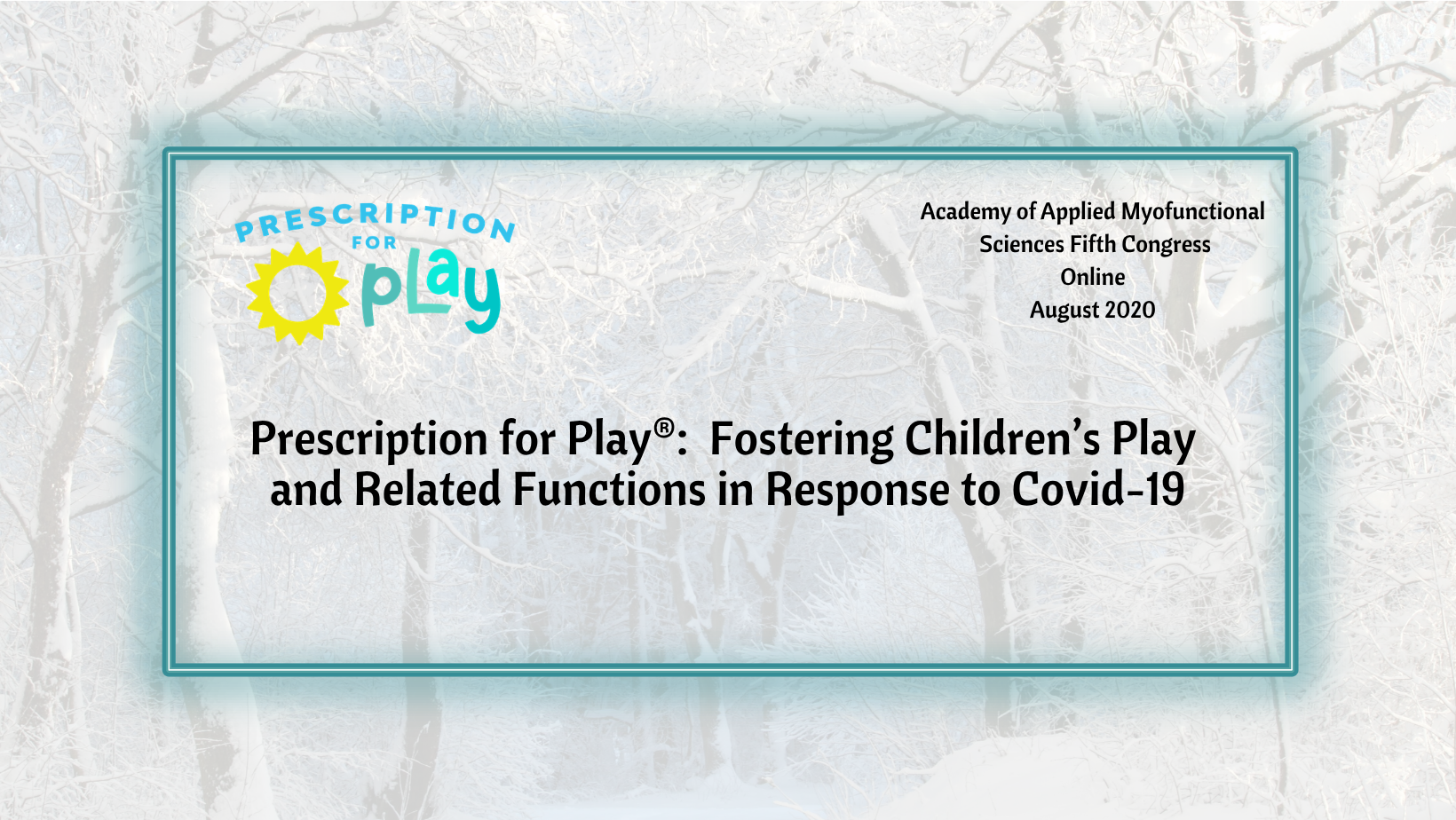 AAMS partner logo representing the association's support for children's outdoor play health